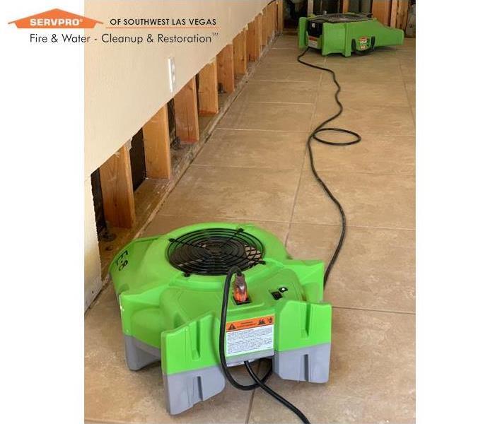 Air Movers - Powerful fans for drying water-drenched surfaces.