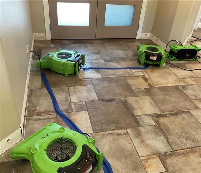 SERVPRO working on remediation